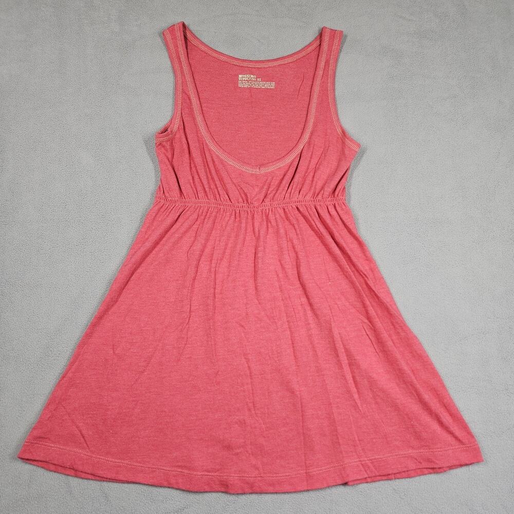 Mossimo Supply Co Womens Babydoll Tank Top Size S Scoop Neck Y2k Preppy Summer